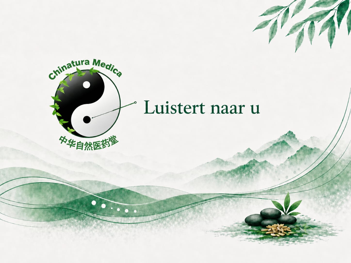 Chinatura Medica - een praktijk voor traditonele Chinese geneeskunde en acupunctuur die naar u luistert. Veel mensen zoeken pas naar een acupunctuur praktijk in Amersfoort wanneer ze al een lange weg hebben afgelegd - van huisarts naar specialist, van behandeling naar behandeling, zonder blijvend resultaat. Bij Chinatura Medica begint het anders: met een uitgebreide intake, echte aandacht voor uw verhaal en een behandelplan dat volledig is afgestemd op u als persoon. Werken volgens de traditionele Chinese geneeskunde betekent: niet alleen de klacht behandelen, maar begrijpen waarom uw lichaam uit balans is geraakt en van daaruit structureel herstellen. Dat is de aanpak die steeds meer mensen uit Amersfoort en omgeving naar Chinatura Medica brengt.
