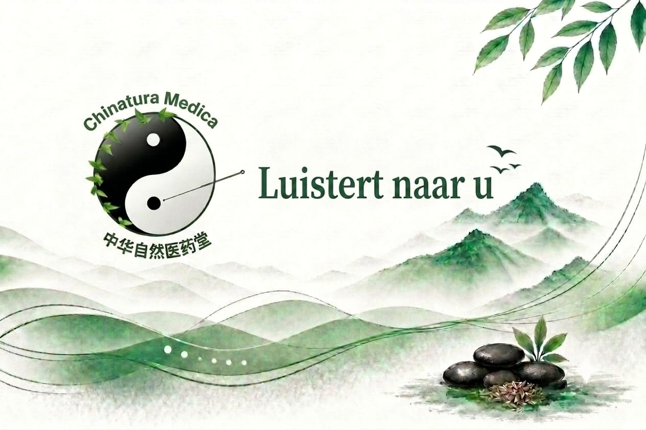 Chinatura Medica - een praktijk voor traditonele Chinese geneeskunde en acupunctuur die naar u luistert. Veel mensen zoeken pas naar een acupunctuur praktijk in Amersfoort wanneer ze al een lange weg hebben afgelegd - van huisarts naar specialist, van behandeling naar behandeling, zonder blijvend resultaat. Bij Chinatura Medica begint het anders: met een uitgebreide intake, echte aandacht voor uw verhaal en een behandelplan dat volledig is afgestemd op u als persoon. Werken volgens de traditionele Chinese geneeskunde betekent: niet alleen de klacht behandelen, maar begrijpen waarom uw lichaam uit balans is geraakt en van daaruit structureel herstellen. Dat is de aanpak die steeds meer mensen uit Amersfoort en omgeving naar Chinatura Medica brengt.